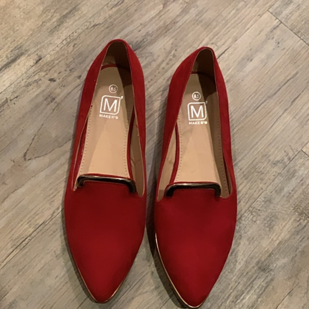 Maker’s Red Loafers 8.5